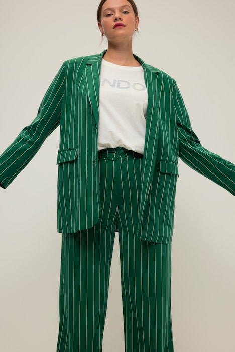 Oversized-Blazer, Revers, Langarm