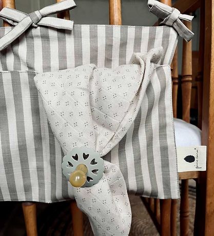 Pine Cone Betttaschen - 24x39 cm - Vida - Pilz Stripe