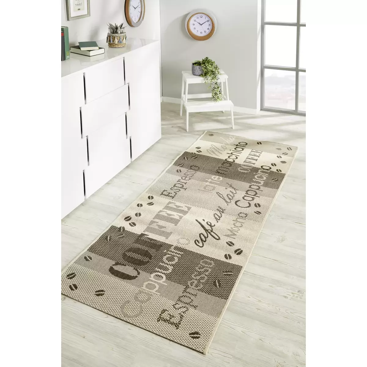 Küchenläufer Braun