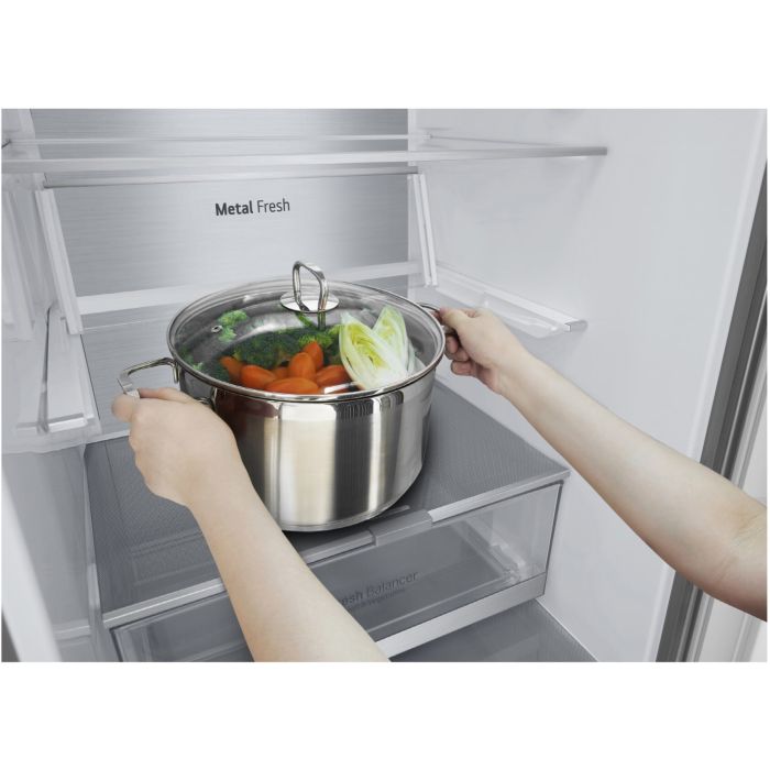 LG Kühl-/Gefrierkombination GBV7280CMB Metal Sorbet // 70€ LG Cashback