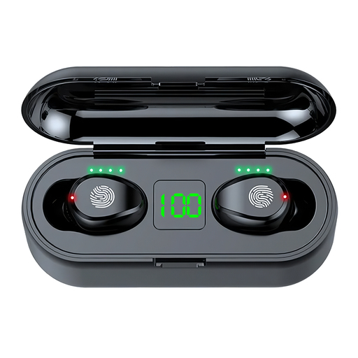 Auriculares Bluetooth True Wireless Klack Kf9 In Ear Com Microfone