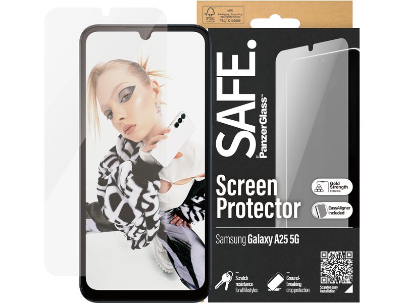 SAFE. Displayschutz Ultra Wide Fit Galaxy A25 Display-Schutzfolie für das Samsung Galaxy A25 5G