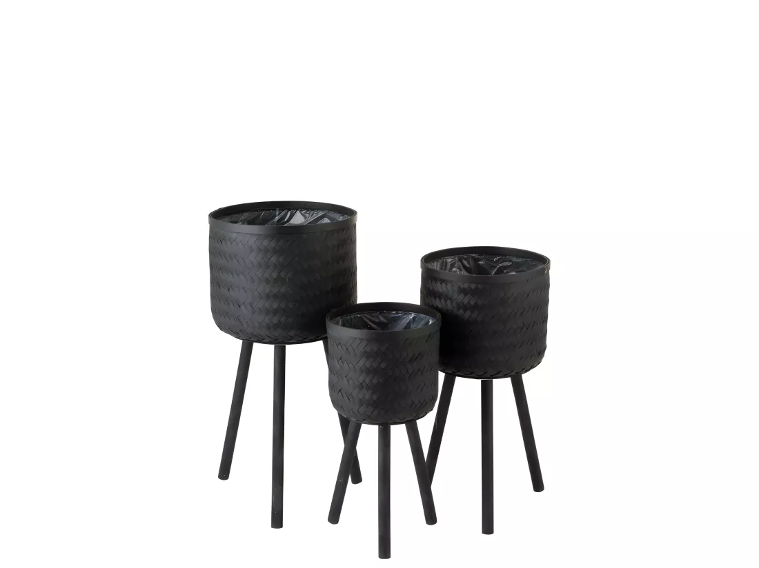 Lot de 3 Cache-Pots Design 