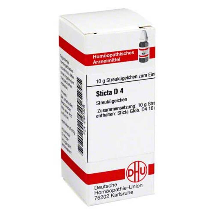 DHU Sticta D 4 Globuli, 10 g