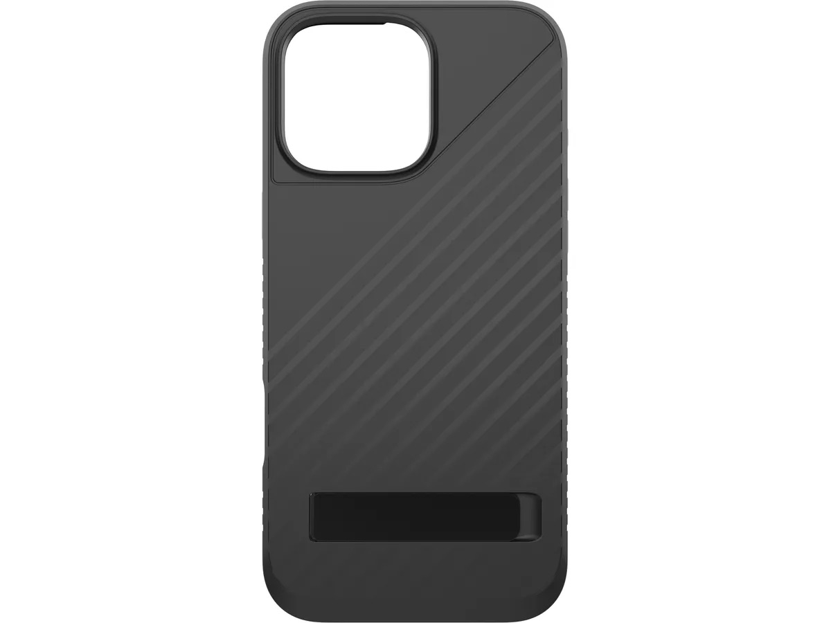 iPhone 16 Pro Max MagSafe Gummi Case Hülle Denali Snap KS mit Aufstellfunktion Recycled (702315253) - Schwarz