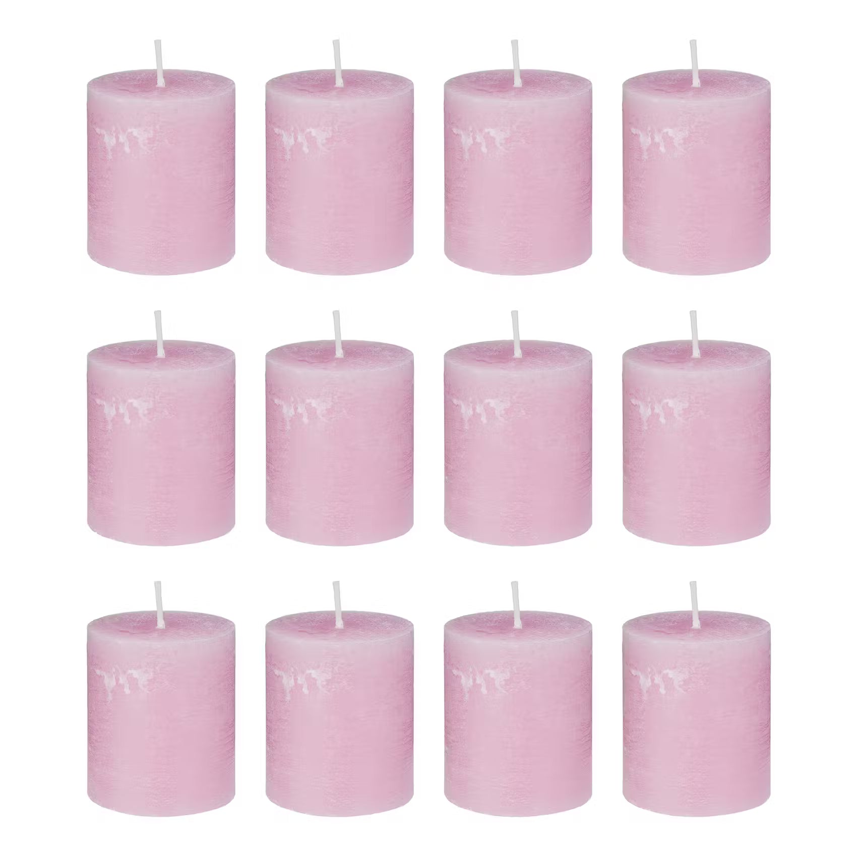 RUSTIC Stumpenkerze 12er-Set