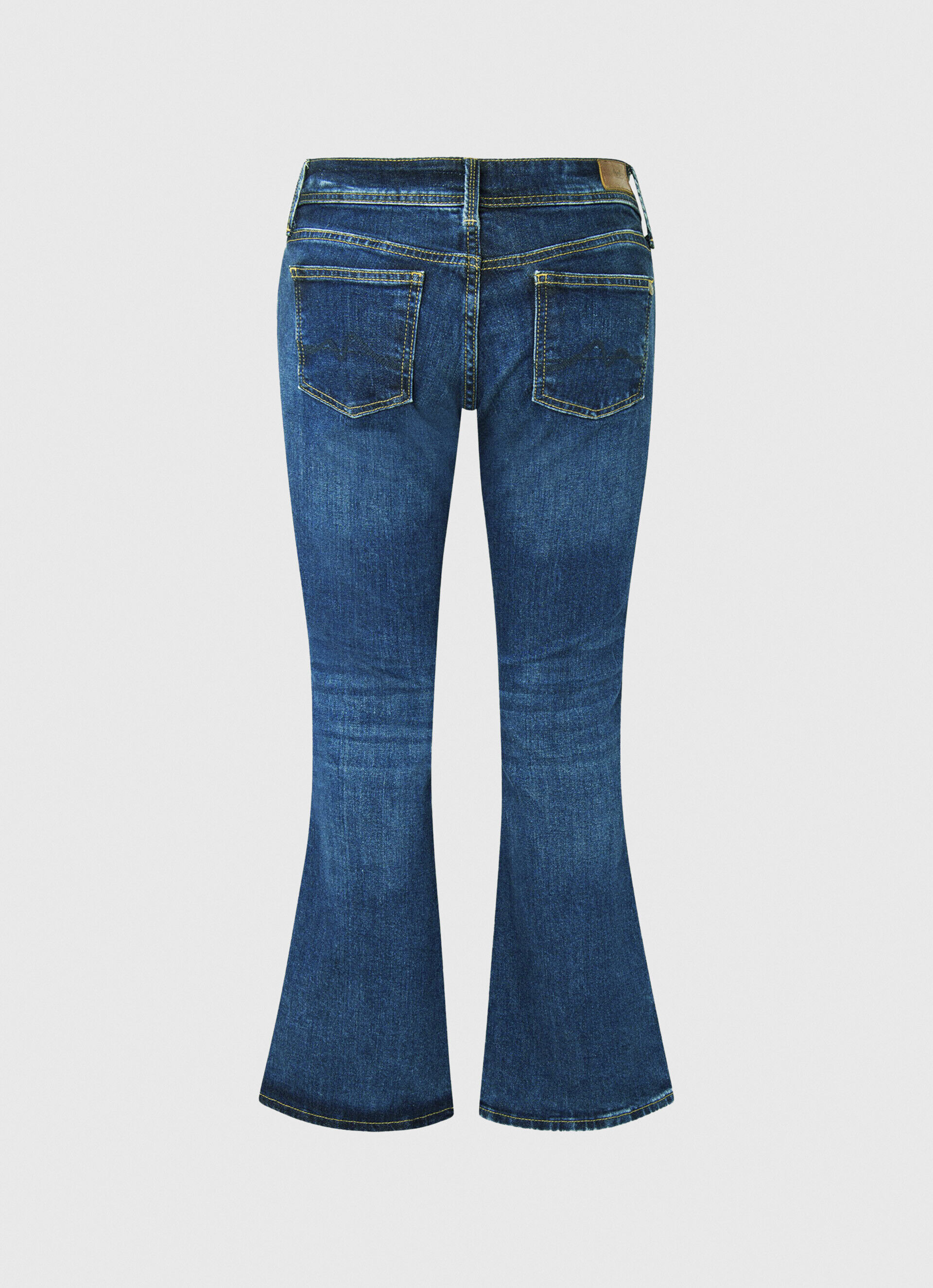 Calça jeans Pimlico, corte regular e cintura média - jeans