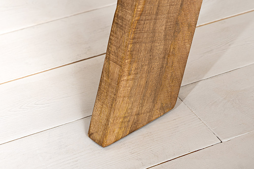 Runder Esstisch ART WOOD 140cm braun massiv Mangoholz