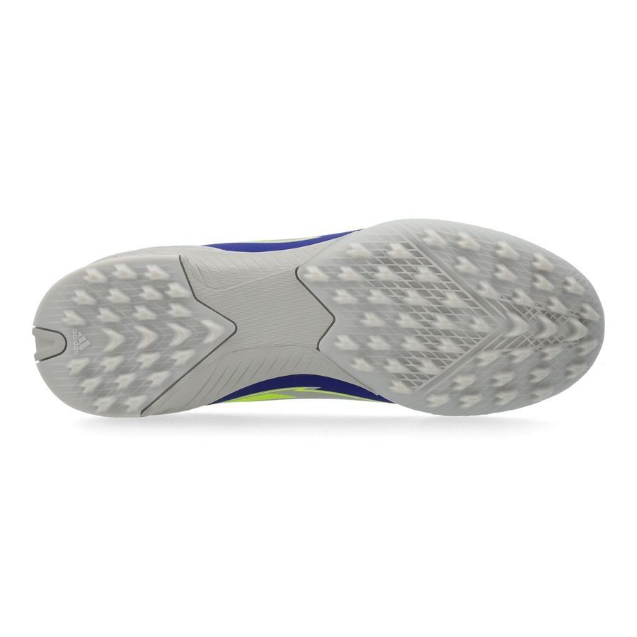 adidas F50 Messi League TF La Vida Rapida - Argenté/Jaune/Bleu Enfant