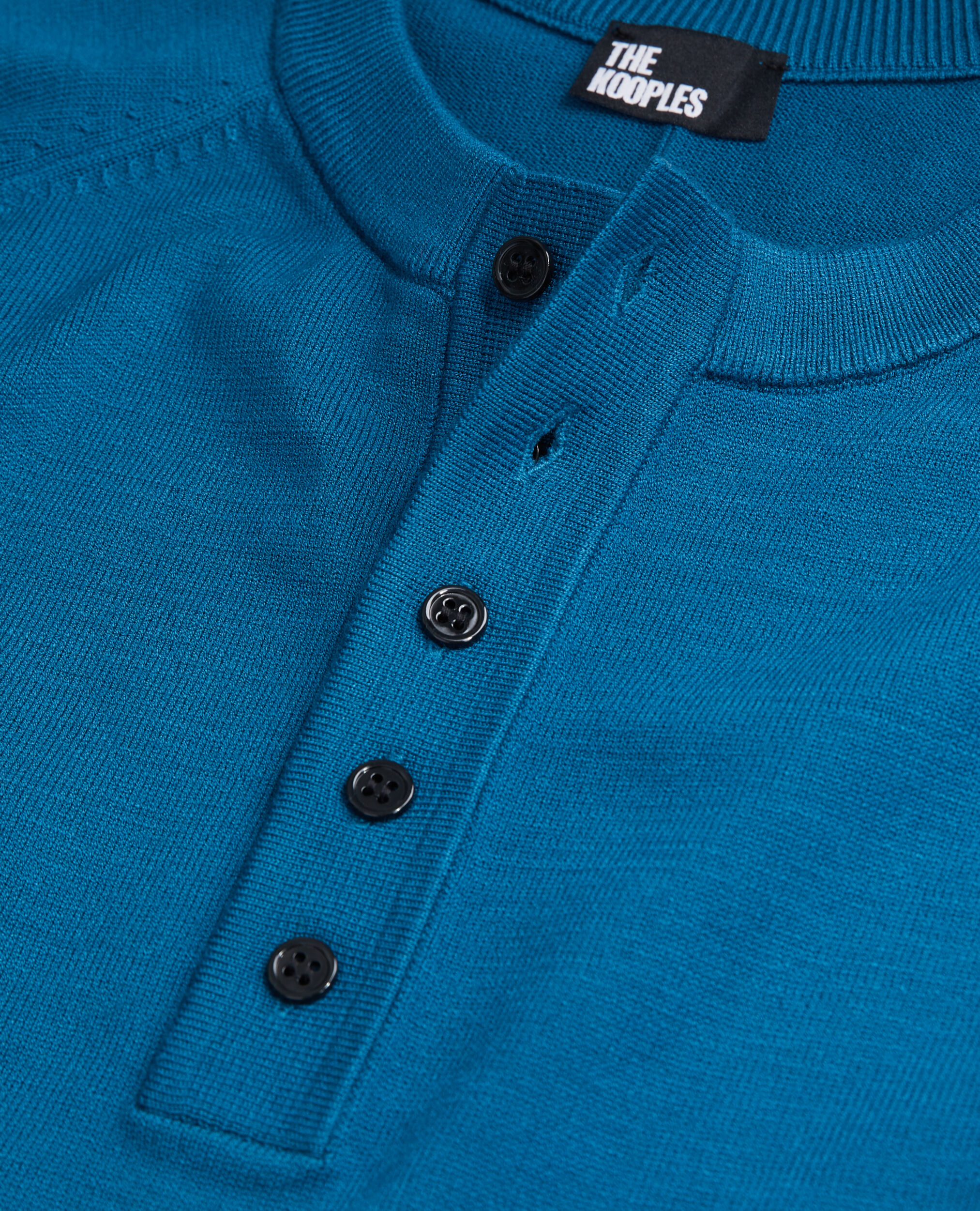 T-shirt bleu en maille