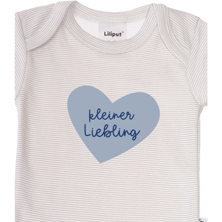 Liliput Baby-Bodies 2er-Pack Elefant blau gestreift grau gestreift