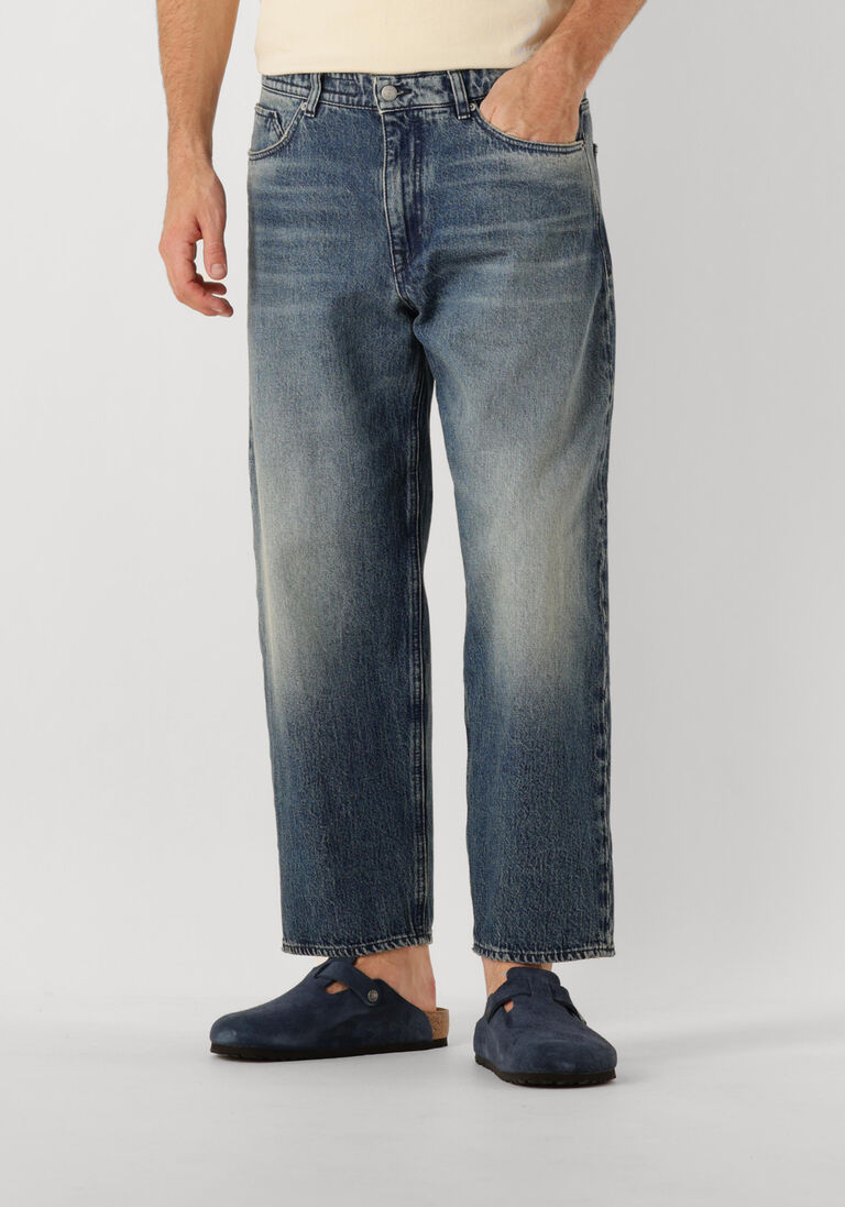 blauwe drykorn straight leg jeans rawdy 260280