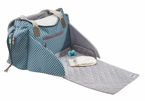 Sac à langer Sydney II PLAY PRINT bleu - BEABA