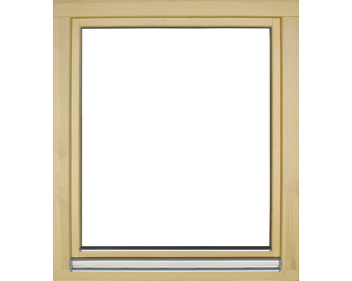 Houten raam, grenen, gelakt, 880x980 mm, DIN links