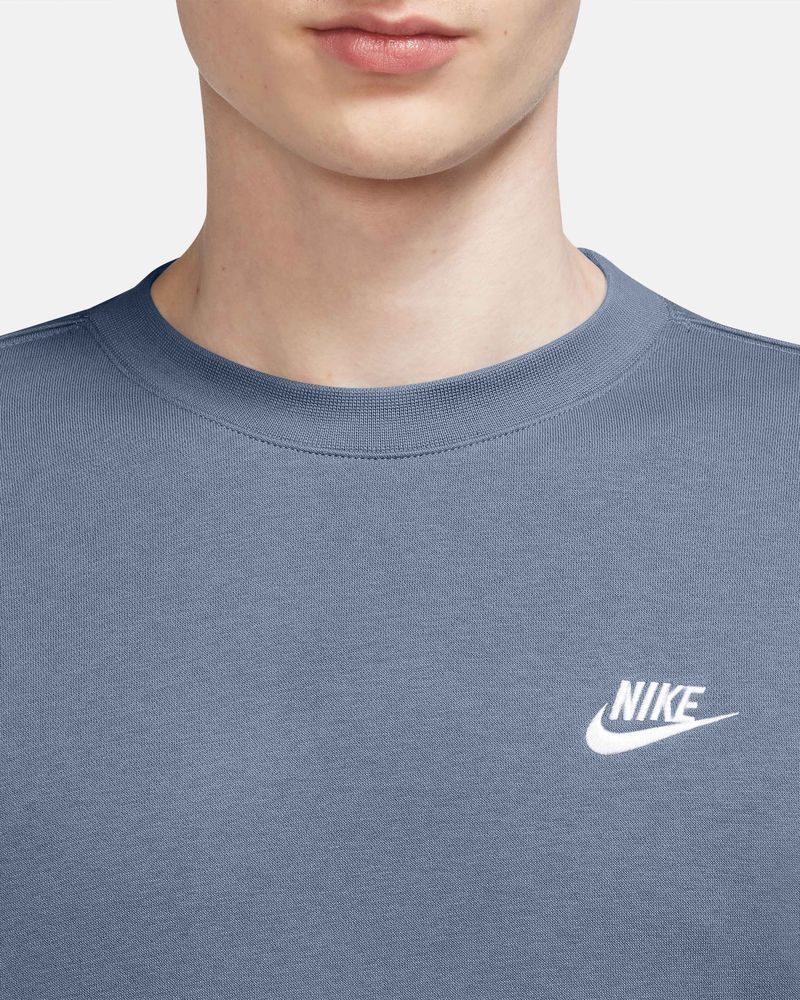 Sweat-shirt Nike Sportswear Club Fleece Bleu pour homme