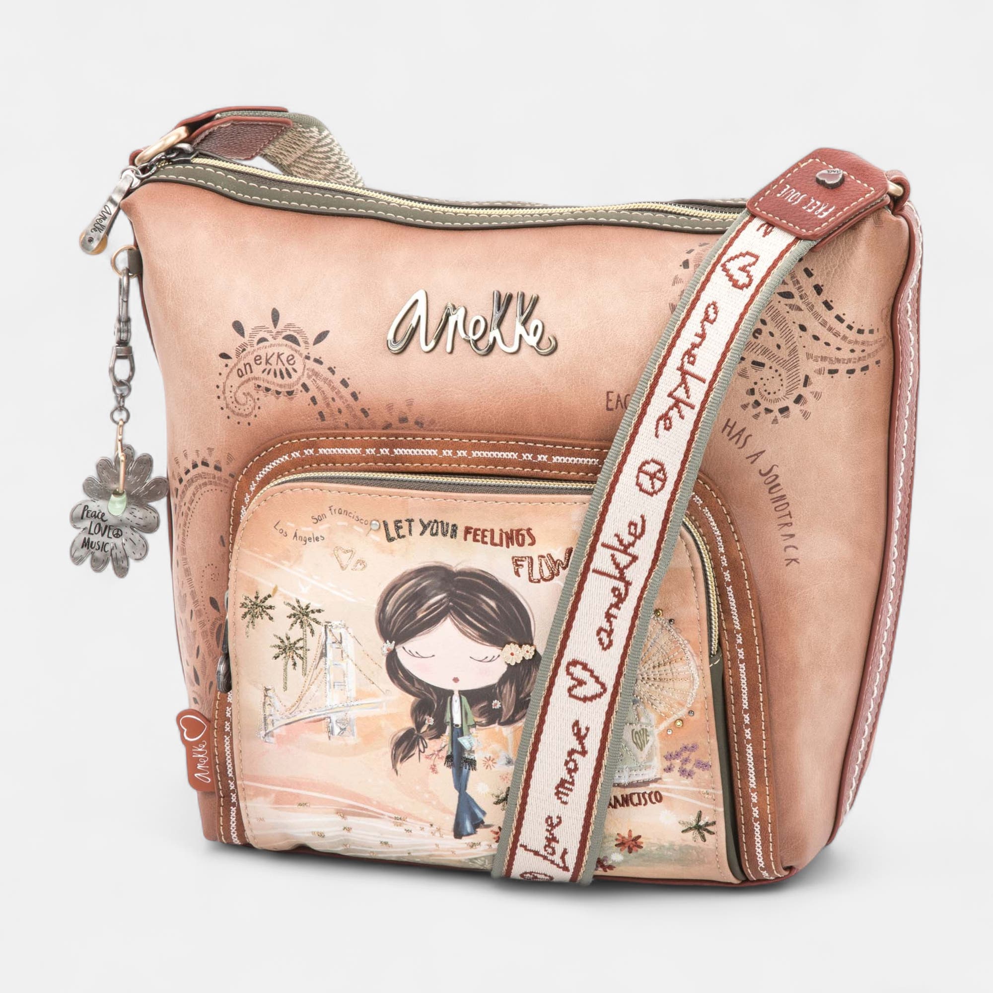 Sac bandoulière multicolore