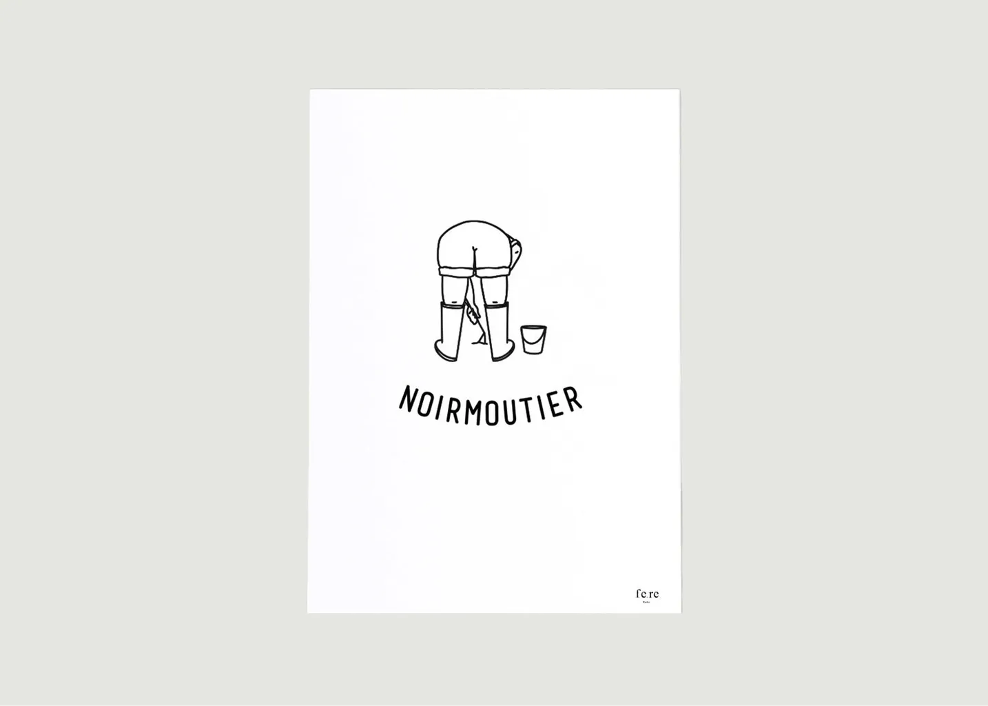 Affiche France, Noirmoutier Fere Paris