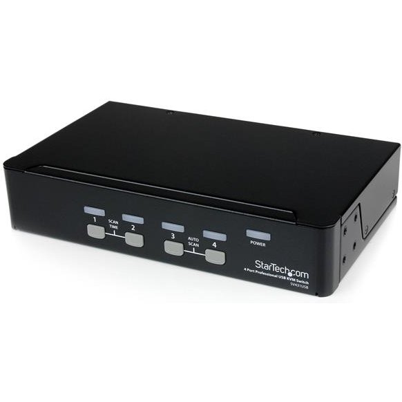 StarTech.com Commutateur KVM 4 Ports VGA USB, Montage en Rack - Switch KVM - 1920x1440