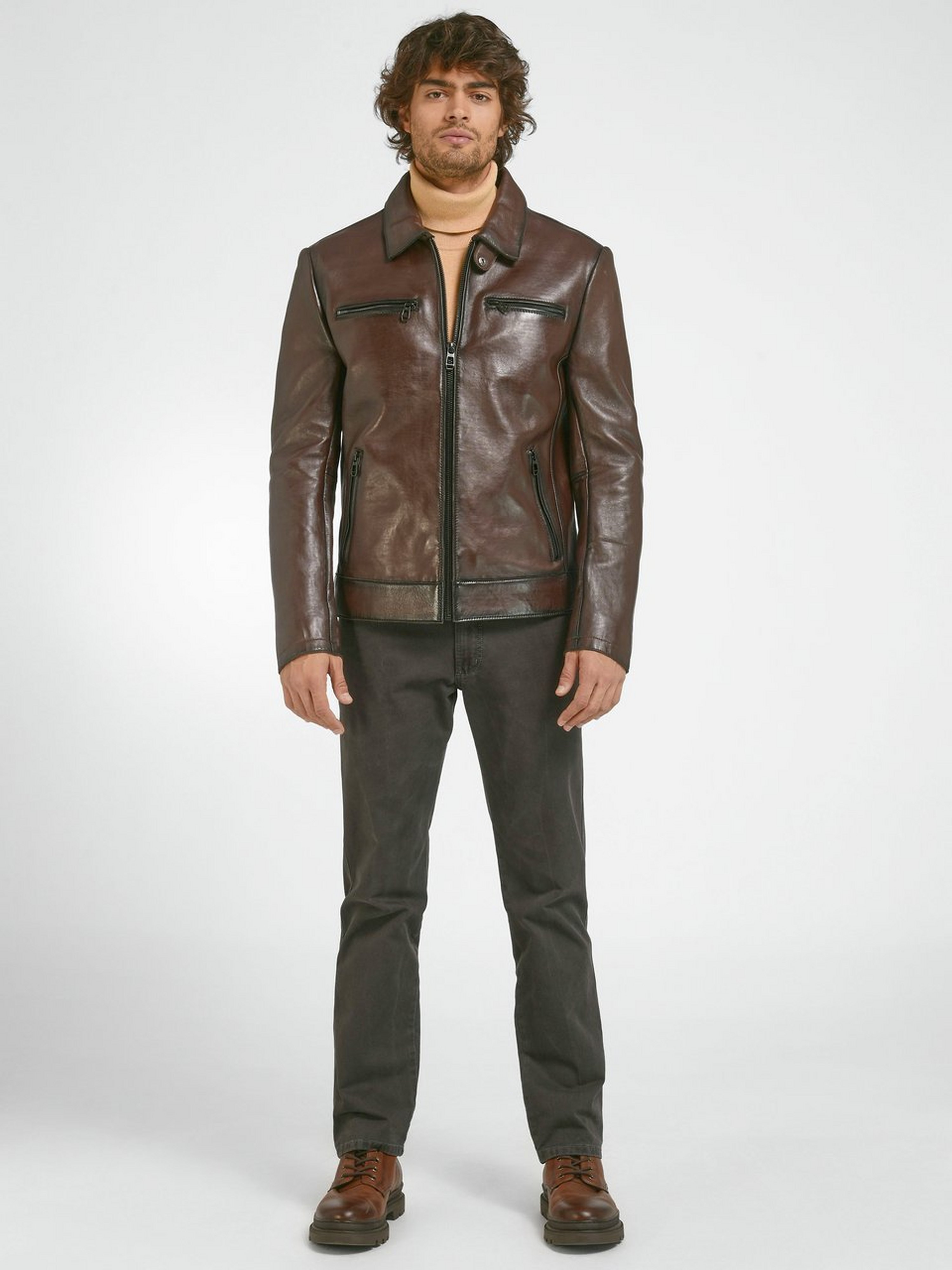 Lederjacke