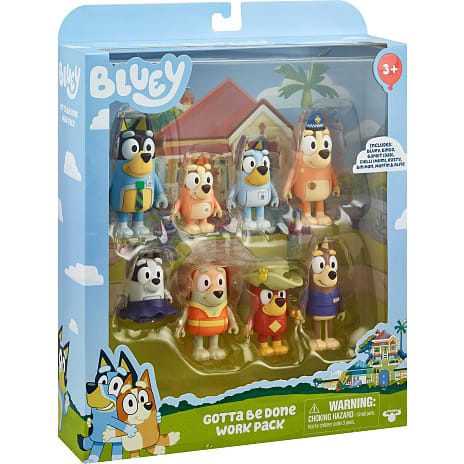 Bluey figurer 8-pak