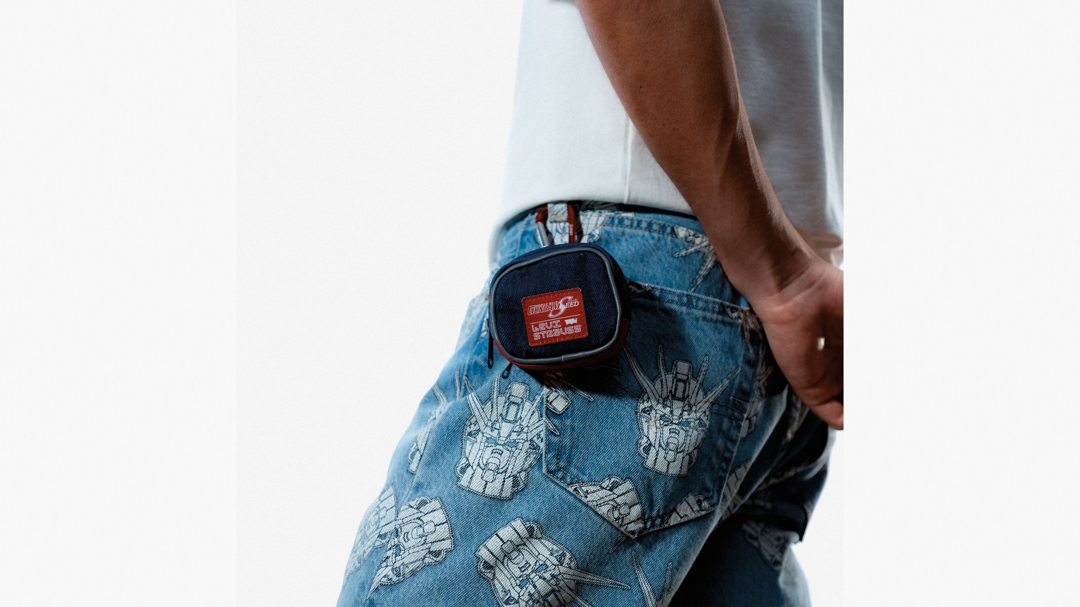 Pochette Accent Levi's® x Gundam SEED - Freedom Red + Kira Blue - Bleu