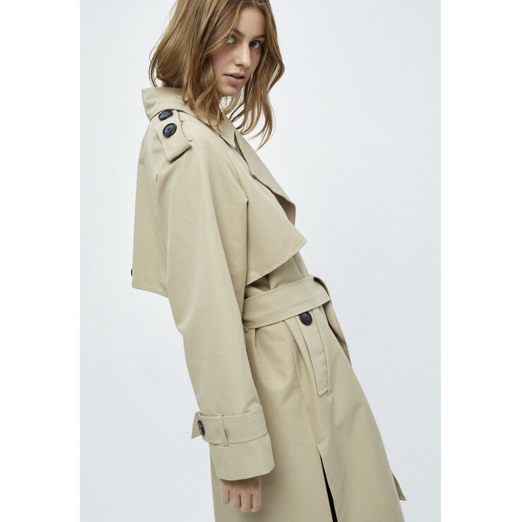 Minus Andrea Trenchcoat Feather gray