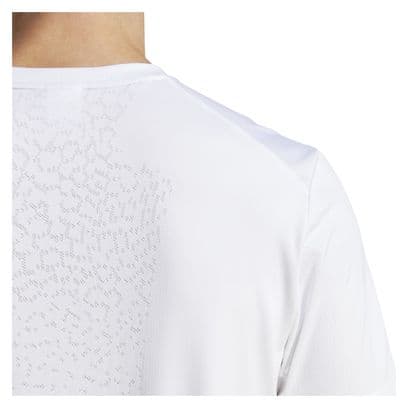 Maillot manches courtes adidas running Confident Run Blanc