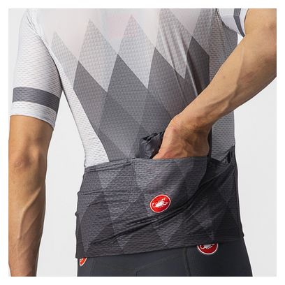 Maillot Manches Courtes Castelli A Tutta Gris
