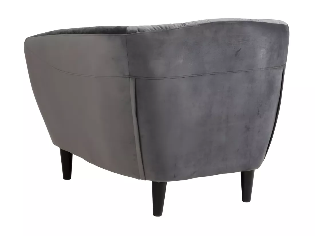 Fauteuil en velours capitonné - RIA