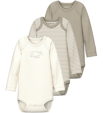 Name It Body l/æ - Noos - NbnBody - 3-pak - Pure Cashmere