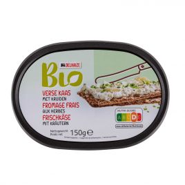 Delhaize Biologische verse kaas met fijne kruiden (voor uw eigen risico, geen restitutie mogelijk)