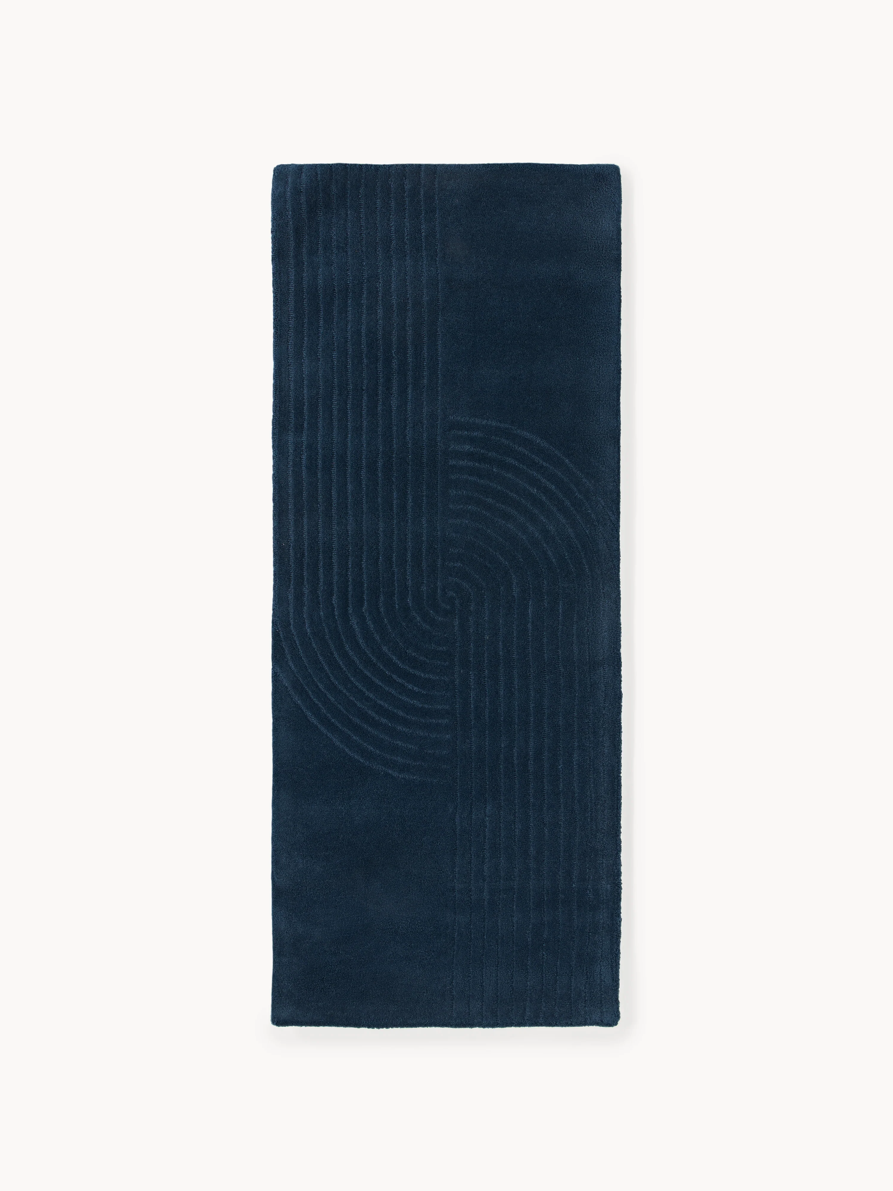 Handgetuft wollen loper Mason