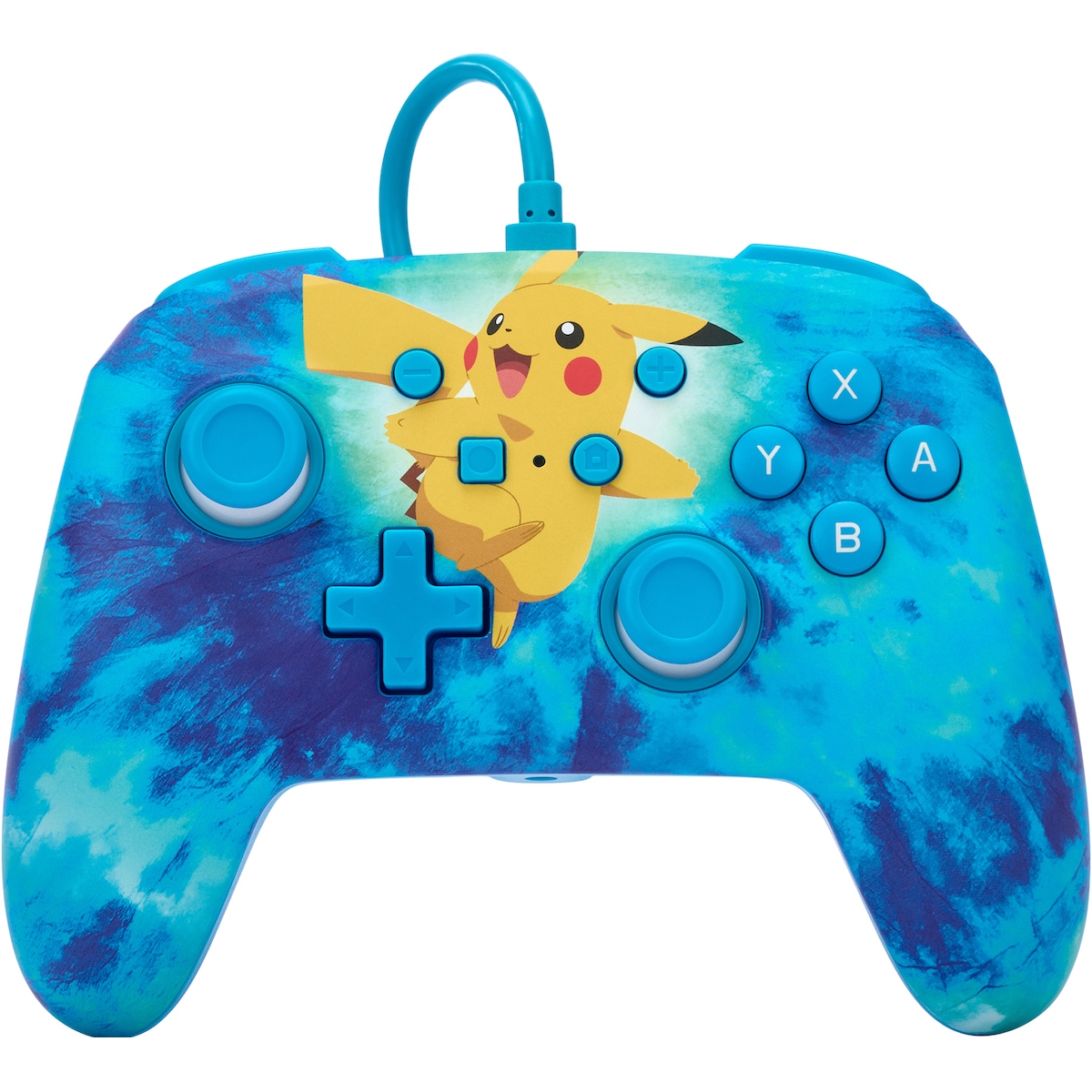 PowerA Nintendo Switch Enhanced USB kablet kontroller TieDye Pikachu