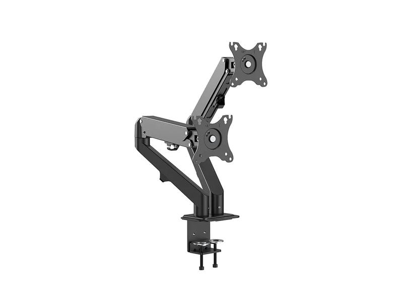 NEOMOUNTS Tischhalterung DS70-700BL2 bis 7 kg – Schwarz Full-Motion-Tischhalterung für 17-27