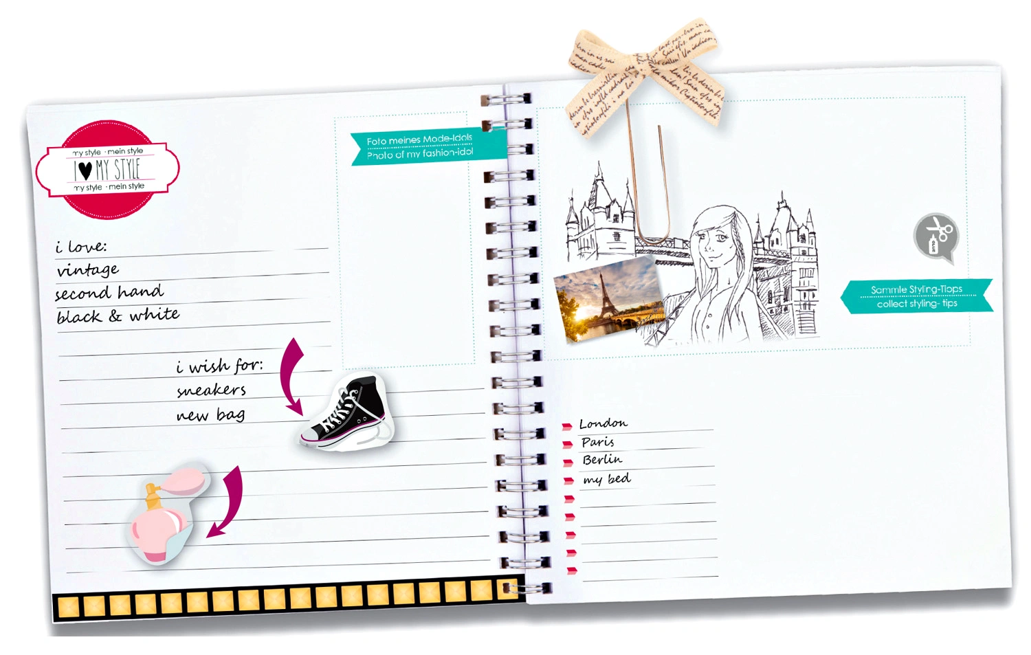 Scrapbook mit 20 Themen groß