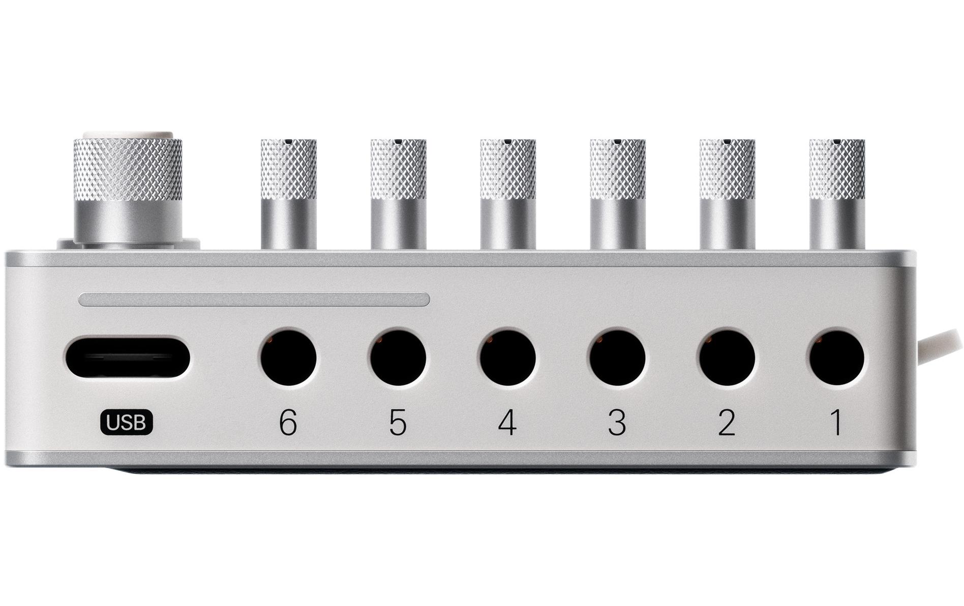 DJ-Mixer TX-6<br>Ultra-kompakter Feldmixer und Mehrkanal-Audiointerface
