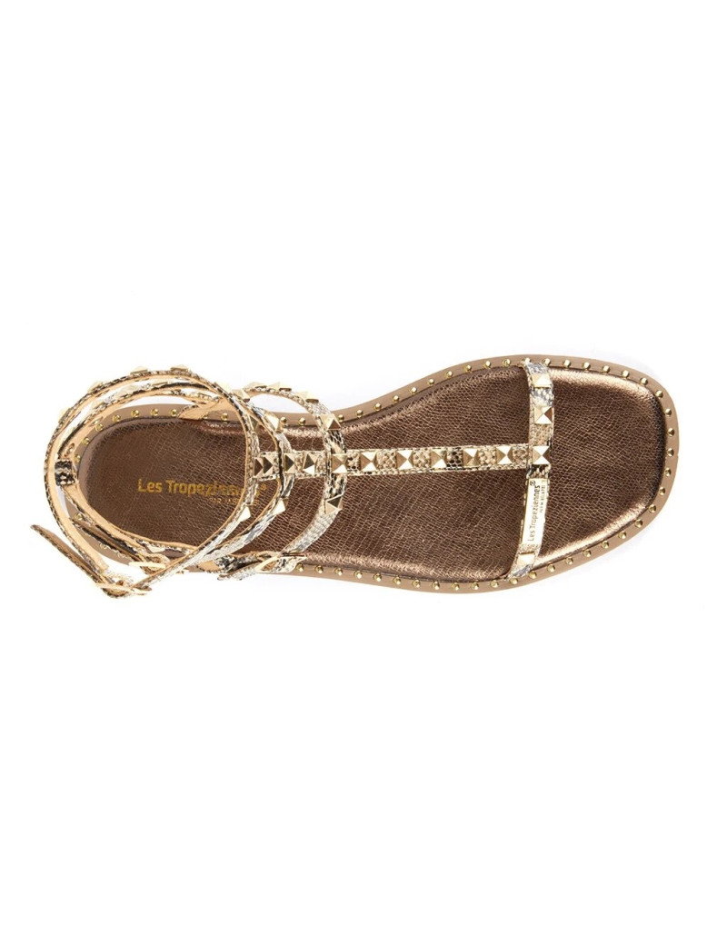 LES TROPEZIENNES PAR M.BELARBI SANDALES MONTANTES COROL BEIGE