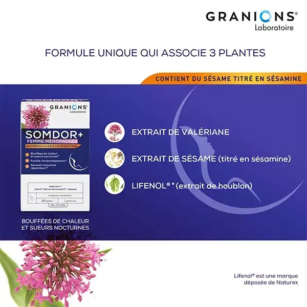 Granions Somdor+ Menopausa Feminina 28 cápsulas