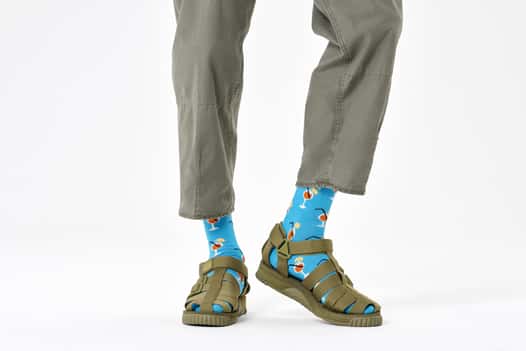Happy Socks Orange Spritz Sock Socken in Mehrfarbig