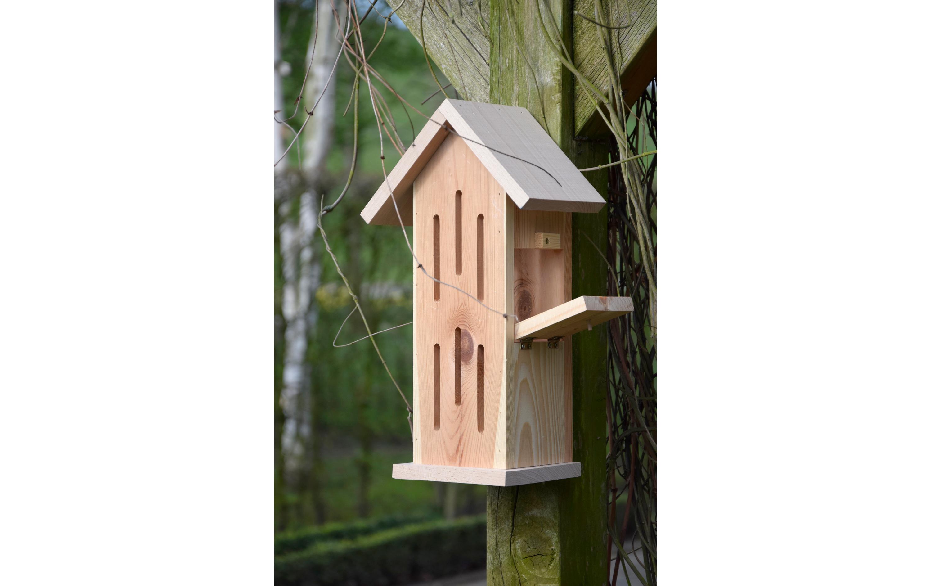 Schmetterlingshaus Sonnenfalter Natur, 23 x 14 x 38 cmInsektenhotel mit Standfuss
