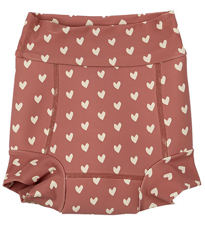 Petit Piao Schwimmwindel - Windel - Verwelkt Rose Heart