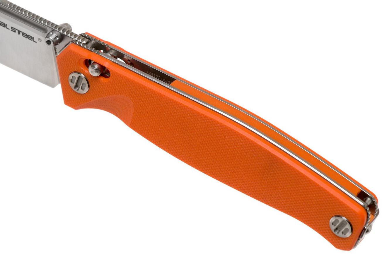 Real Steel Huginn 7651OS Orange G10 zakmes