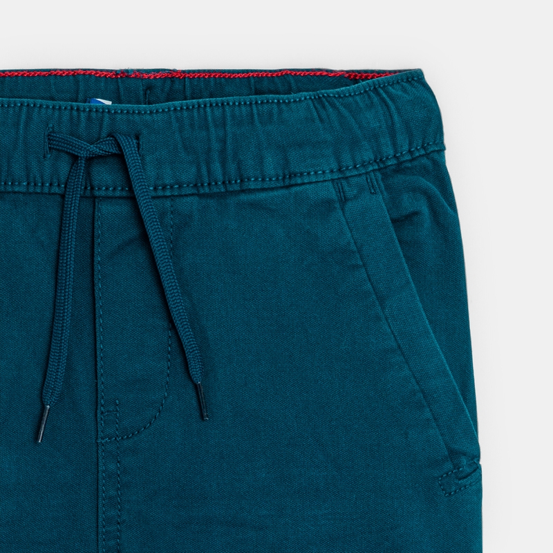 Pantalon large à enfiler bleu garçon