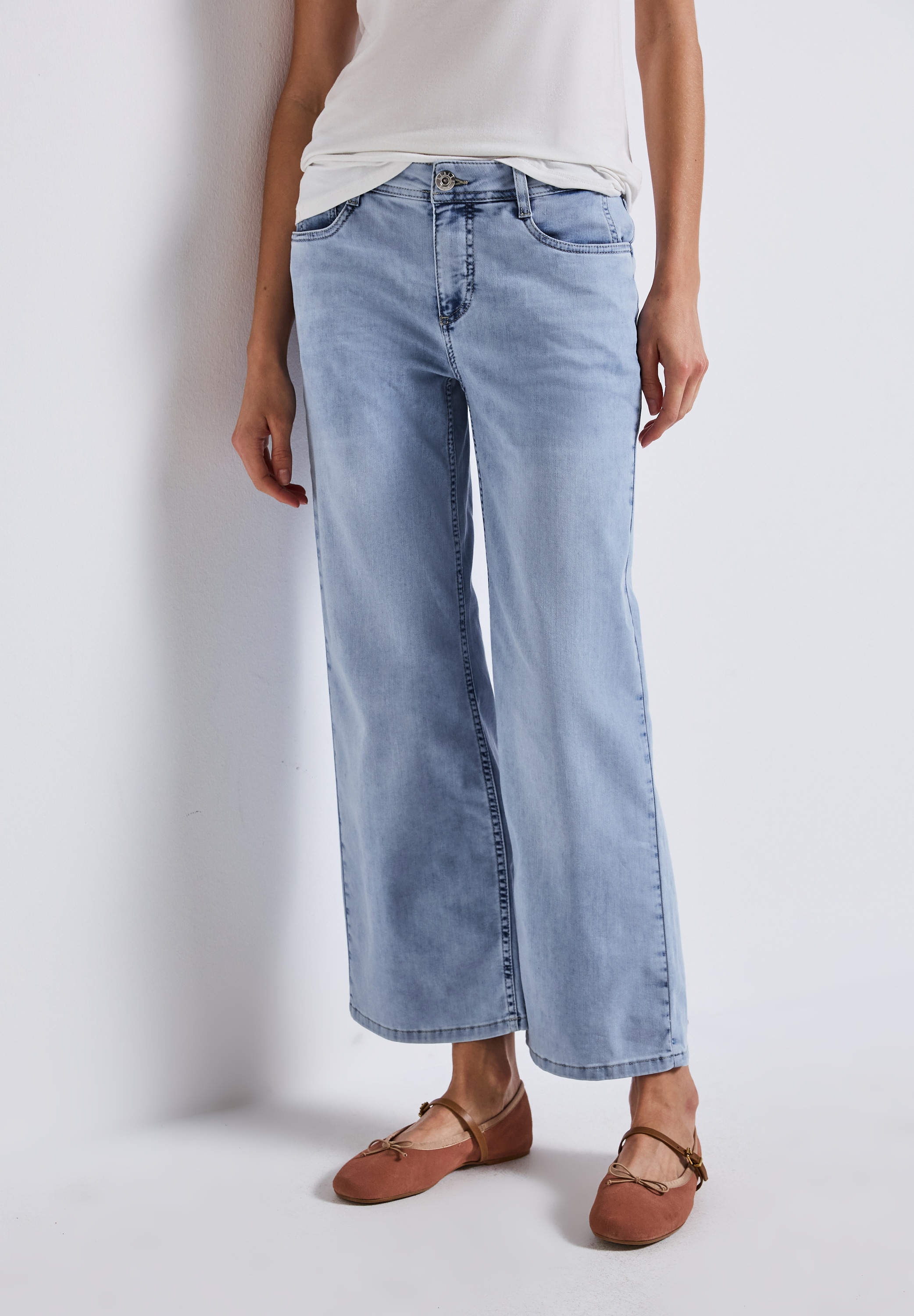 STREET ONE Weite Jeans , im 5-Pocket-Style und mit Stretch