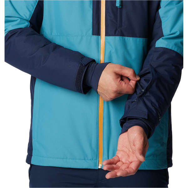Veste de ski COLUMBIA TIMBERTURNER II JACKET SHASTA, COLLEGIATE NAVY, RAW HONEY GRAPHIC, RAW HONEY ZIP