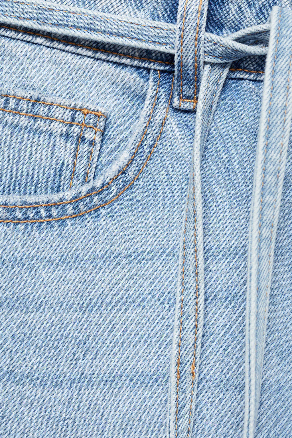 MANGO TEEN wide leg jeans lichtblauw