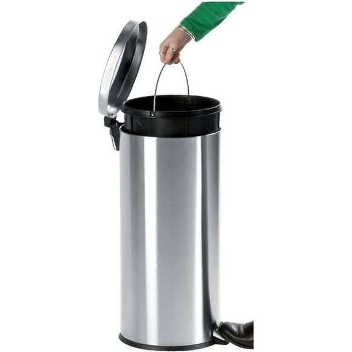 Vepa Bins Afvalbak Pedaalemmer Rond 3 Liter Mat RVS (VB222203MR)