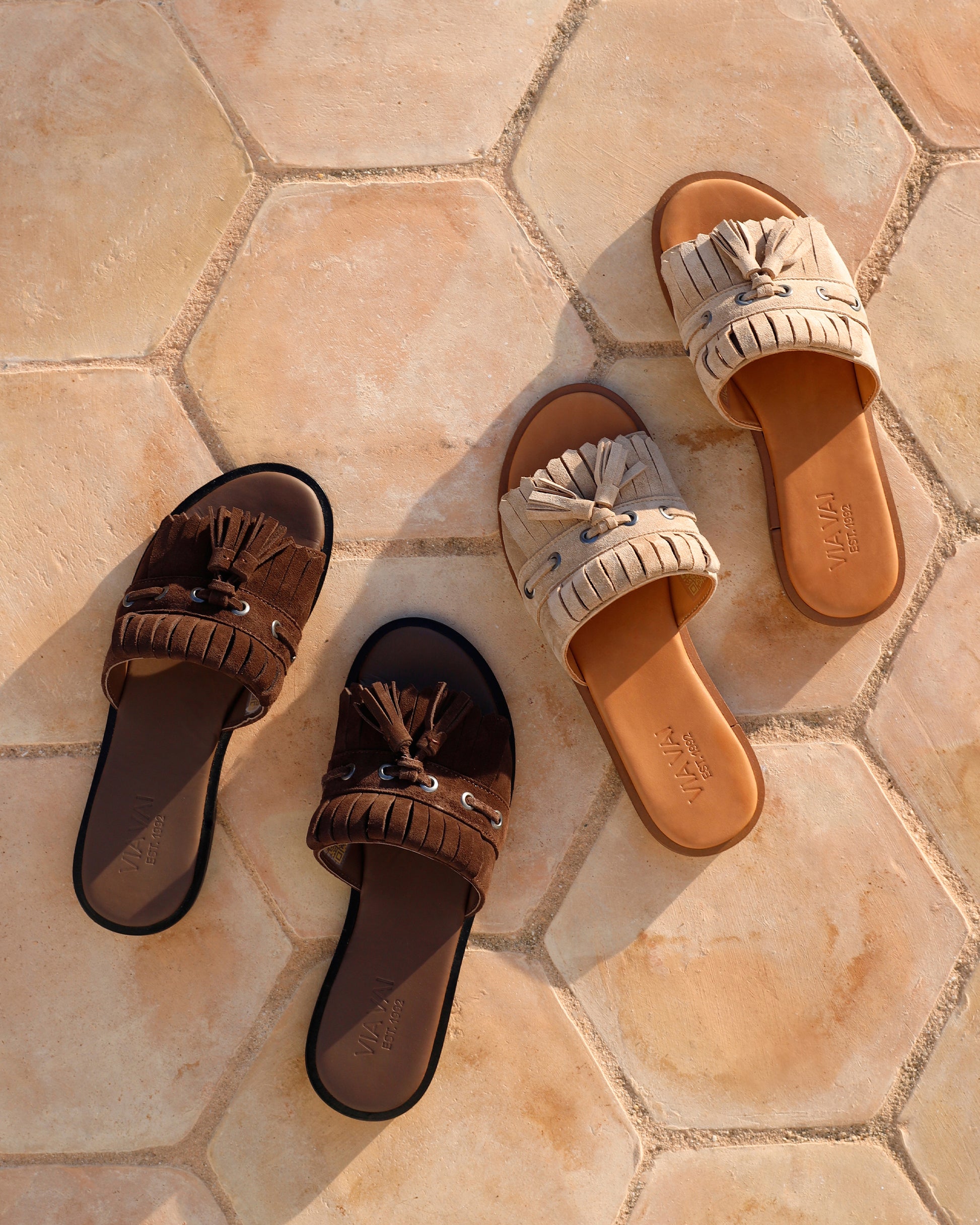 VIA VAI beige slippers Vita Eva