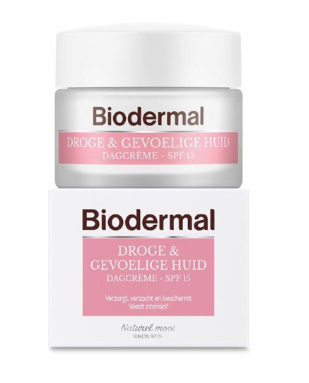 Biodermal Dagcreme droge en gevoelige huid 50ml