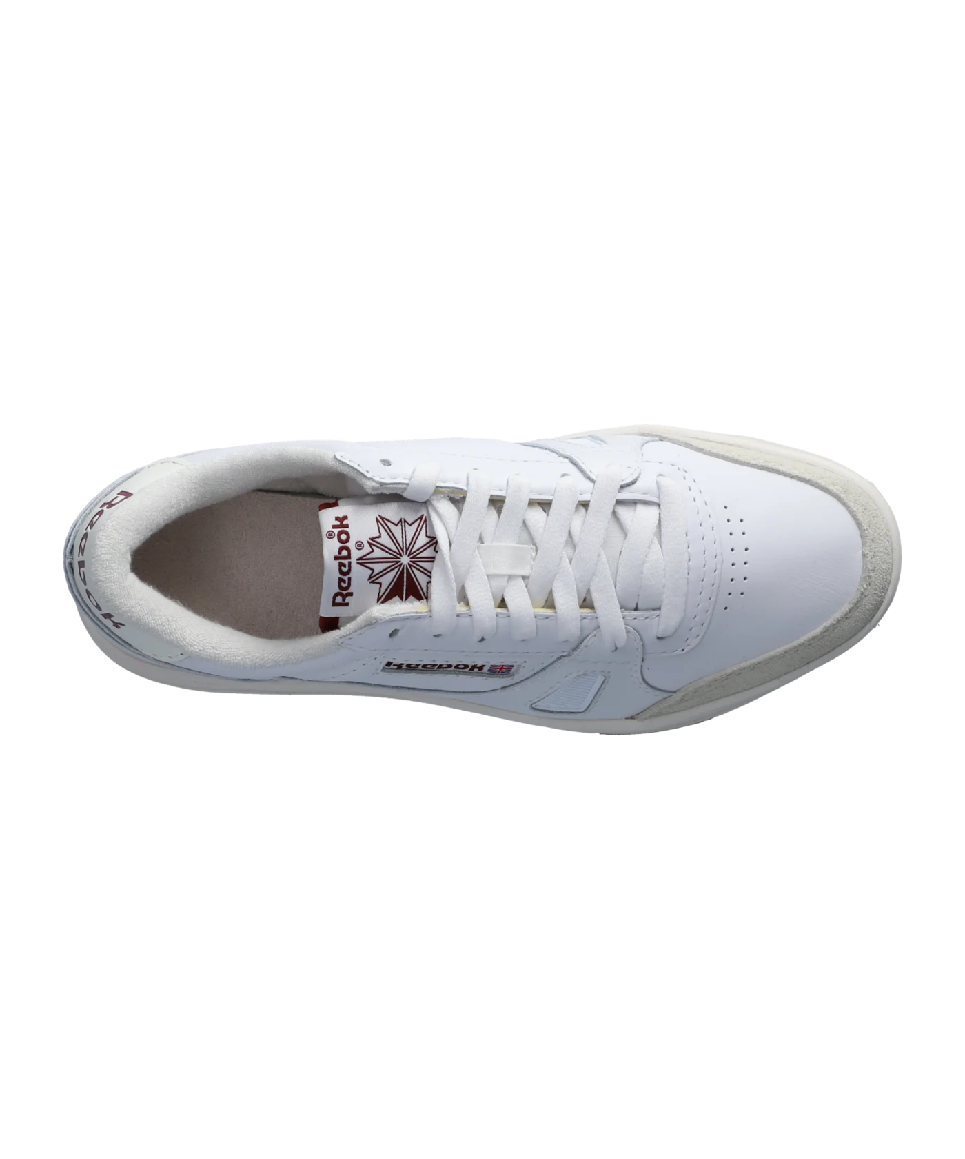 Reebok LT Court Weiss Rot Beige